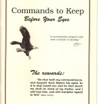 Commands to Keep Before Your Eyes Commands to Keep Before Your Eyes